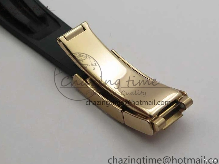 MiroTime 0112 WeatherProof Yacht-Master 40 116695SATS Bp Maker Best Edition Black Dial on Rubber Strap SA 3001